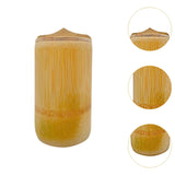 Maxbell Bamboo Rice Steamed Bucket Compact Easy to Use for Home Party Use Restaurant 14cmx22cm