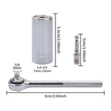 Maxbell Universal Socket Set for Unscrew Any Bolt Sturdy Portable Steel Super Socket