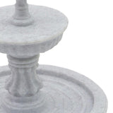 Maxbell Miniature Decorative Fountain Terrarium Figurine Garden Small Pound Birdbath