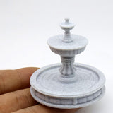Maxbell Miniature Decorative Fountain Terrarium Figurine Garden Small Pound Birdbath