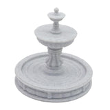 Maxbell Miniature Decorative Fountain Terrarium Figurine Garden Small Pound Birdbath