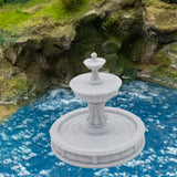 Maxbell Miniature Decorative Fountain Terrarium Figurine Garden Small Pound Birdbath