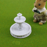 Maxbell Miniature Decorative Fountain Terrarium Figurine Garden Small Pound Birdbath