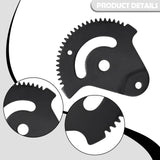 Maxbell Gear Segment Strong Portable Sturdy Metal Compact Steering Gear Sector Plate