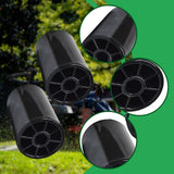 Maxbell 2 Pieces Anti Scalp Deck Roller Wheels Professional Sturdy Mower Accessories