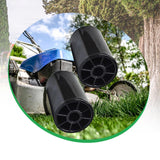 Maxbell 2 Pieces Anti Scalp Deck Roller Wheels Professional Sturdy Mower Accessories
