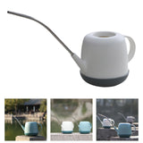 Maxbell Watering Can Indoor Outdoor Sturdy Decorative 1000ml for House Office Flower White