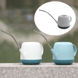 Maxbell Watering Can Indoor Outdoor Sturdy Decorative 1000ml for House Office Flower White