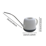 Maxbell Watering Can Indoor Outdoor Sturdy Decorative 1000ml for House Office Flower White