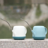 Maxbell Watering Can Indoor Outdoor Sturdy Decorative 1000ml for House Office Flower White