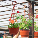 Maxbell 15Pcs Hanging Planters with Drainage for Gardening Indoor Outdoor