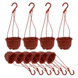 Maxbell 15Pcs Hanging Planters with Drainage for Gardening Indoor Outdoor