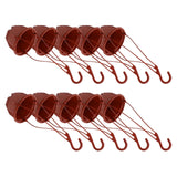 Maxbell 15Pcs Hanging Planters with Drainage for Gardening Indoor Outdoor