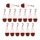 Maxbell 15Pcs Hanging Planters with Drainage for Gardening Indoor Outdoor
