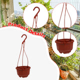 Maxbell 15Pcs Hanging Planters with Drainage for Gardening Indoor Outdoor