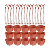 Maxbell 15Pcs Hanging Planters with Drainage for Gardening Indoor Outdoor