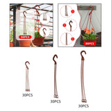Maxbell 30x Planter Hanging Hooks Decoration Planter Hangers for Office Home Outside 24cm