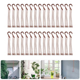 Maxbell 30x Planter Hanging Hooks Decoration Planter Hangers for Office Home Outside 24cm