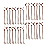 Maxbell 30x Planter Hanging Hooks Decoration Planter Hangers for Office Home Outside 36cm