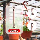 Maxbell 30x Planter Hanging Hooks Decoration Planter Hangers for Office Home Outside 39cm