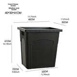 Maxbell Floral Bucket Multipurpose Square Basket Planters for Wedding Garden Kitchen Middle