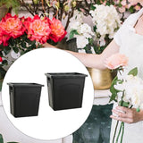 Maxbell Floral Bucket Multipurpose Square Basket Planters for Wedding Garden Kitchen Middle