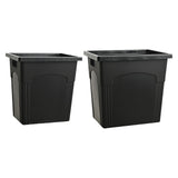 Maxbell Floral Bucket Multipurpose Square Basket Planters for Wedding Garden Kitchen Middle