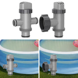 Maxbell Swimming Pool Plunger Valve Easy Installation Repairing on Off Plunger Valve 3 Way 16x3cm