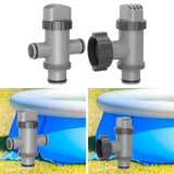 Maxbell Swimming Pool Plunger Valve Easy Installation Repairing on Off Plunger Valve 3 Way 16x3cm