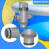 Maxbell Swimming Pool Plunger Valve Easy Installation Repairing on Off Plunger Valve 3 Way 16x3cm
