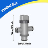 Maxbell Swimming Pool Plunger Valve Easy Installation Repairing on Off Plunger Valve 3 Way 16x3cm