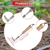 Maxbell Cracker Weeder Labor Saving Crevice Weeding Tool for Lawn Driveway Gardening