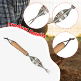 Maxbell Manual Weeder Ergonomic Stainless Steel Weed Puller Tool for Lawn Farm Patio