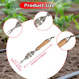 Maxbell Manual Weeder Ergonomic Stainless Steel Weed Puller Tool for Lawn Farm Patio