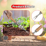 Maxbell Manual Weeder Ergonomic Stainless Steel Weed Puller Tool for Lawn Farm Patio