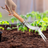 Maxbell Manual Weeder with Handle Ergonomic Weed Puller Tool for Park Lawn Gardening