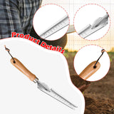 Maxbell Manual Weeder with Handle Ergonomic Weed Puller Tool for Park Lawn Gardening