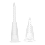 Maxbell 10Pcs Epoxy Mixing Nozzles Sturdy Lightweight Portable for Ab Glue Cartridge 8 sections