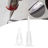 Maxbell 10Pcs Epoxy Mixing Nozzles Sturdy Lightweight Portable for Ab Glue Cartridge 8 sections