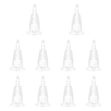 Maxbell 10Pcs Epoxy Mixing Nozzles Sturdy Lightweight Portable for Ab Glue Cartridge 8 sections