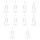 Maxbell 10Pcs Epoxy Mixing Nozzles Sturdy Lightweight Portable for Ab Glue Cartridge 8 sections