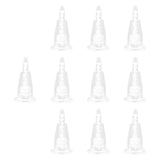 Maxbell 10Pcs Epoxy Mixing Nozzles Sturdy Lightweight Portable for Ab Glue Cartridge 8 sections