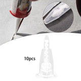 Maxbell 10Pcs Epoxy Mixing Nozzles Sturdy Lightweight Portable for Ab Glue Cartridge 8 sections