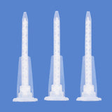 Maxbell 10Pcs Epoxy Mixing Nozzles Sturdy Lightweight Portable for Ab Glue Cartridge 17 sections