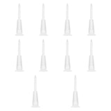 Maxbell 10Pcs Epoxy Mixing Nozzles Sturdy Lightweight Portable for Ab Glue Cartridge 17 sections