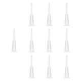 Maxbell 10Pcs Epoxy Mixing Nozzles Sturdy Lightweight Portable for Ab Glue Cartridge 17 sections