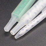 Maxbell 10Pcs Epoxy Mixing Nozzles Sturdy Lightweight Portable for Ab Glue Cartridge 17 sections