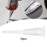 Maxbell 10Pcs Epoxy Mixing Nozzles Sturdy Lightweight Portable for Ab Glue Cartridge 17 sections
