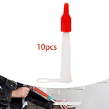 Maxbell 10Pcs Caulking Nozzle Set with Red Cover for Bathroom Wall Tiles Water Tanks