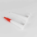 Maxbell 10Pcs Caulking Nozzle Set with Red Cover for Bathroom Wall Tiles Water Tanks